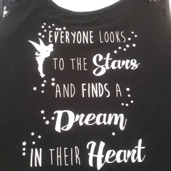 Disney women's size XL (15-17) black and white top - Picture 11 of 14